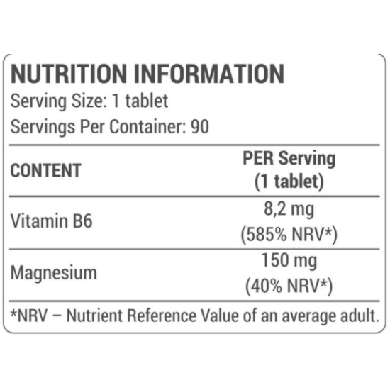 Dorian Yates Nutrition Organic Magnesium + B6 - 90 Tabs на изгодни цени Dorian Yates Nutrition Organic Magnesium + B6 - 90 Tabs на супер цена