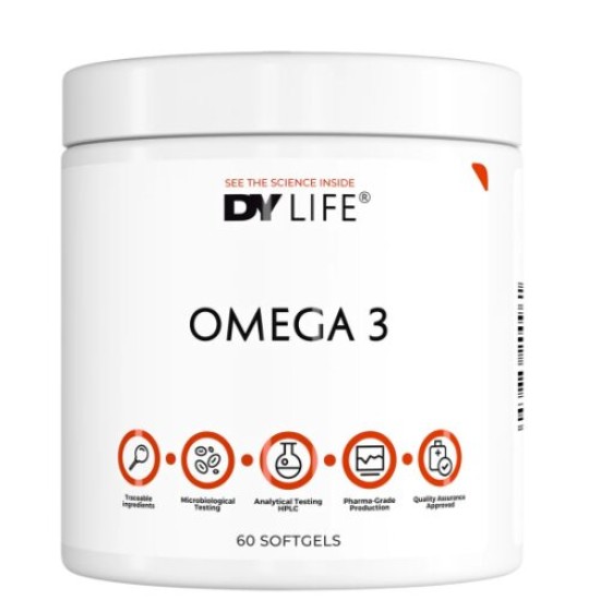 Dorian Yates Nutrition Renew Omega 3 Fish Oil / Highly Concentrated 60 гел капсули на супер цена
