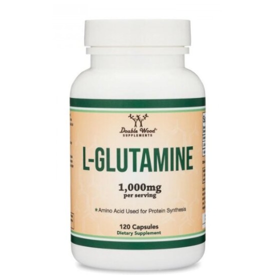 Double Wood L-Glutamine 500 мг / 120 капсули на супер цена