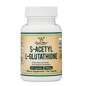 Double Woold S-Acetyl-L-Glutathione S-Ацетил-L-Глутатион 60 капсули