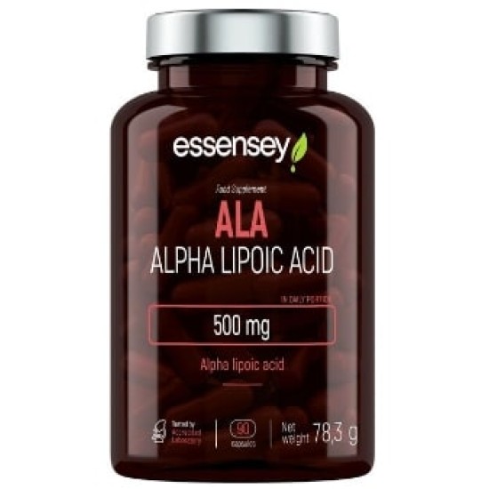 ESSENSEY ALA | Alpha Lipoic Acid 500 мг / 90 капсули на супер цена