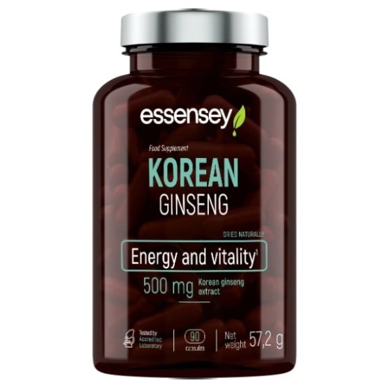 ESSENSEY Korean Ginseng 500 мг / 90 капсули на супер цена