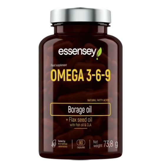 ESSENSEY Omega 3-6-9 with Fish Oil 90 гел капсули на супер цена