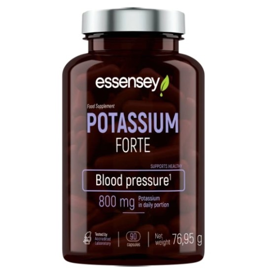 ESSENSEY Potassium Forte 400 мг / 90 капсули на изгодни цени ESSENSEY Potassium Forte 400 мг / 90 капсули на супер цена