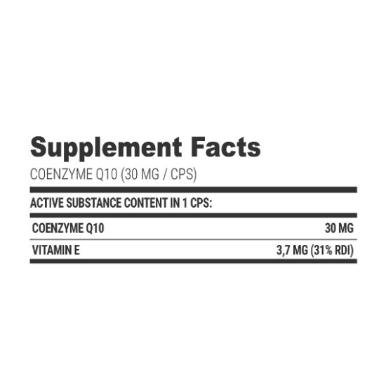 Extrifit Coenzime Q10 30 мг / 100 капсули на изгодни цени Extrifit Coenzime Q10 30 мг / 100 капсули на супер цена