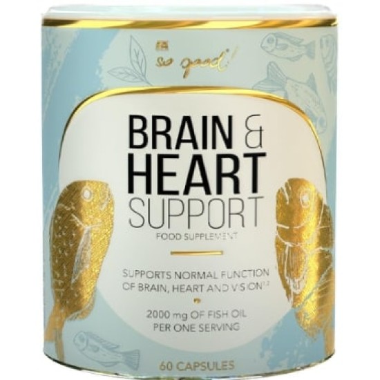 FA Nutrition Brain & Heart Support Omega 3 | So Good! Series 60 гел капсули на супер цена