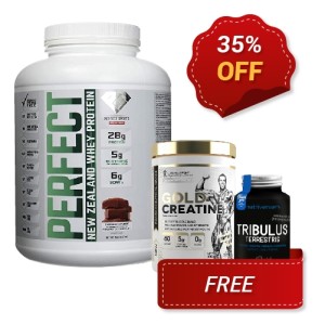 Promo 1 + 2 FREE Perfect Whey Protein + Gold Creatine Monohydrate + Tribulus Terrestris