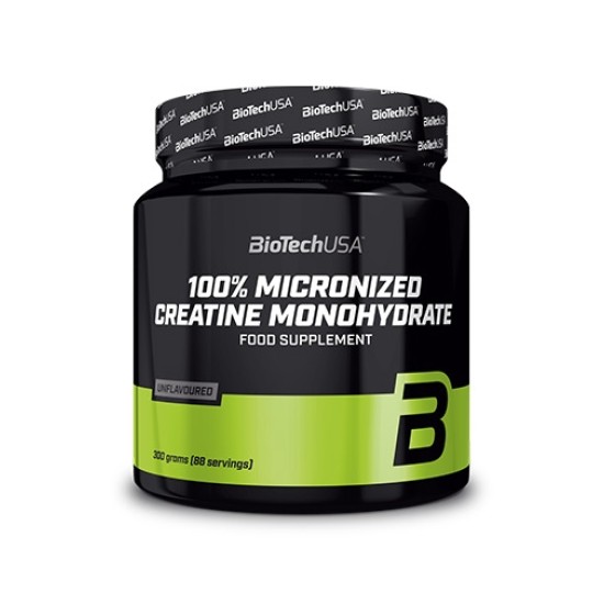 Biotech USA 100% Creatine Monohydrate 300 гр на изгодни цени Biotech USA 100% Creatine Monohydrate 300 гр на супер цена