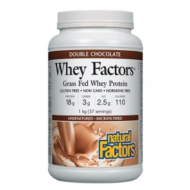 Natural Factors 100% Natural Whey Protein / Double Chocolate