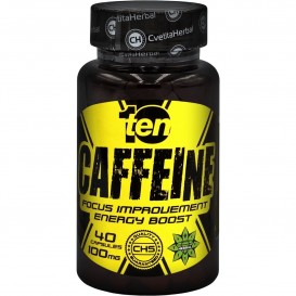 Cvetita Herbal 10/ten Caffeine - Кофеин 40 капсули х 100 мг