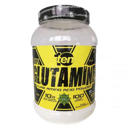 Cvetita Herbal 10/ten Glutamine - Глутамин - 1000 гр на супер цена