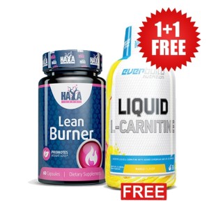 Promo 1+1 FREE  Lean Burner / 60 caps + Liquid L-Carnitine + Chromium / 1500 mg
