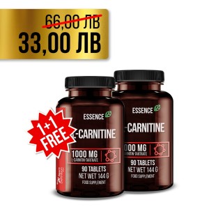 Essence Nutrition 1+1 FREE L-carnitine / 90 таблетки