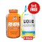 Promo 1+1 FREE Liquid L-Carnitine with Chromium / 1500 мг + Burn / 90 капсули