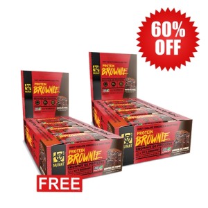 Mutant 1+1 FREE Protein Brownie Box / 12x56 гр Mutant 1+1 FREE Protein Brownie Box / 12x56 гр