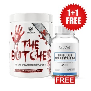 Promo 1+1 FREE THE BUTCHER 525 гр / 25 Дози + Tribulus Terrestris 90 / 60 caps Promo 1+1 FREE THE BUTCHER 525 гр / 25 Дози + Tribulus Terrestris 90 / 60 caps
