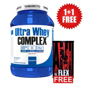 Promo 1+1 FREE Ultra Whey COMPLEX , 2000 гр / 66 дози + Animal Flex 44 Packs