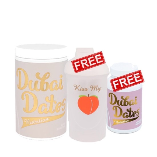 Dubai Dates Nutrition 1+2 FREE EAA 500 g + Multivitamin 120 caps + Kiss My Shaker на супер цена