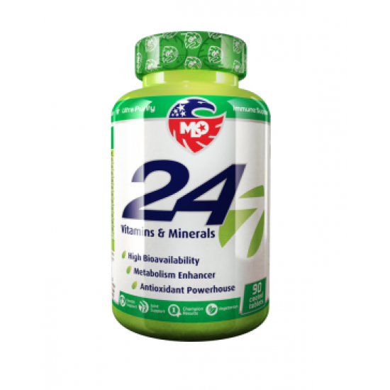 MLO 24/7 Vitamins & Minerals 90 таблетки / 45 дози на супер цена