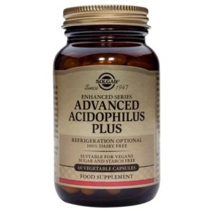Solgar Advanced Acidophilus Plus (Dairy Free), 60 vcaps