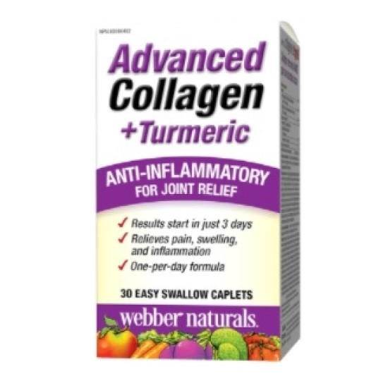 Webber Naturals Advanced Collagen + Turmeric Колаген 30 Mini Caps на супер цена