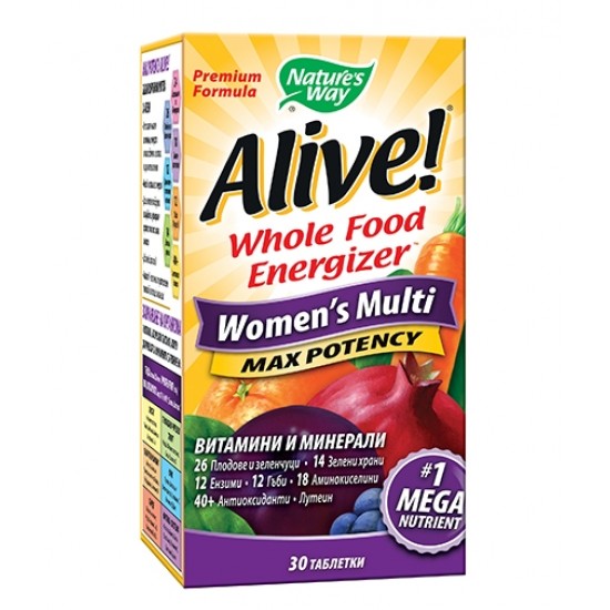 Natures Way Alive!® Women's Max Potency / 30 таблетки