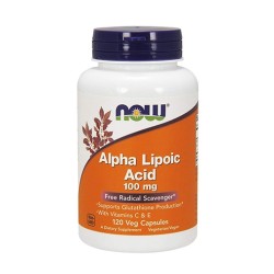 NOW Alpha Lipoic Acid 100 мг / 120 капсули NOW Alpha Lipoic Acid 100 мг / 120 капсули