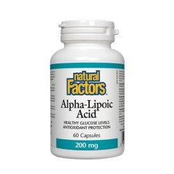 Natural Factors Alpha Lipoic Acid 200 мг / 60 капсули