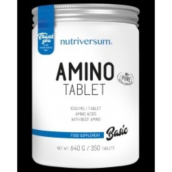 Nutriversum Amino Tablet | from Whey & Beef Protein - 350 tabs / 116 serv. на супер цена