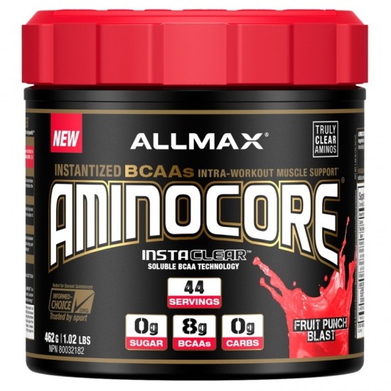 Allmax nutrition Aminocore BCAA 450 гр - 44 дози  на супер цена