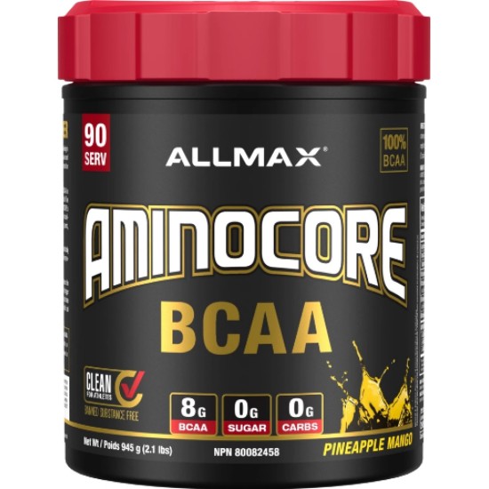 Allmax nutrition Aminocore BCAA 945 гр - 90 дози на супер цена