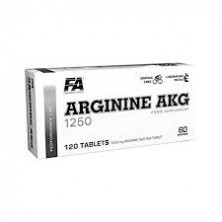 FA Nutrition Arginine AKG / AAKG 1250 мг / 120 таблетки / 60 дози