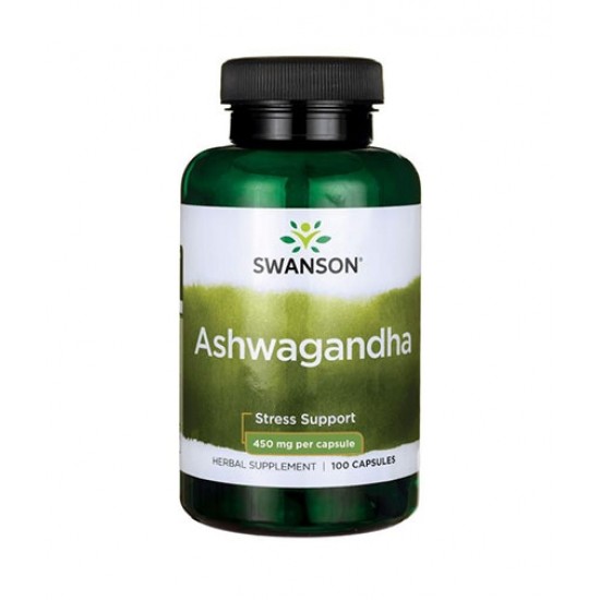 Swanson Ashwagandha 450 мг / 100 капсули на супер цена