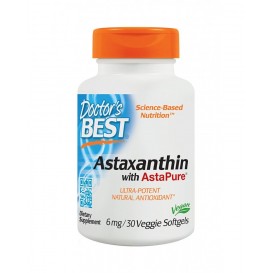 Doctor's Best Astaxanthin With AstaPure 6 мг / 30 гел капсули