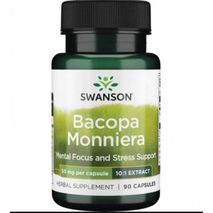 Swanson Bacopa Monniera 10:1 Extract 90 капсули 
