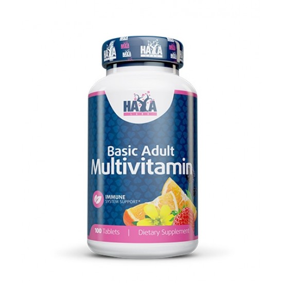Haya Labs Basic Adult Multivitamin / 100 таблетки на супер цена