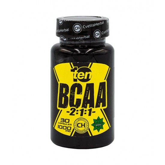 Cvetita Herbal BCAA 2:1:1 1000 мг / 30 капсули на супер цена