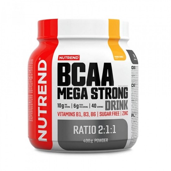 Nutrend BCAA MEGA STRONG DRINK 400 гр на супер цена