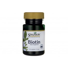 Swanson Biotin 5 мг / 30 капсули
