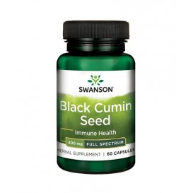 Swanson Black Cumin Seed 400 мг / 60 капсули