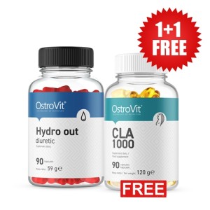 Promo BLACK FRIDAY 1+1 FREE Hydro Out / Herbal Diuretic  + CLA 1000 mg 90 softgels
