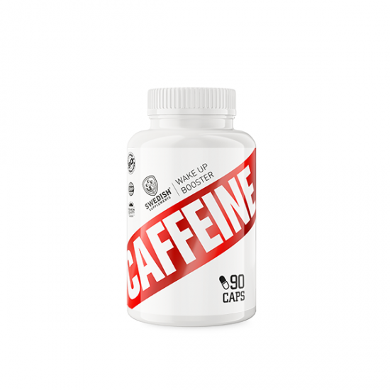 SWEDISH Supplements Caffeine 200 мг / 90 капсули на супер цена