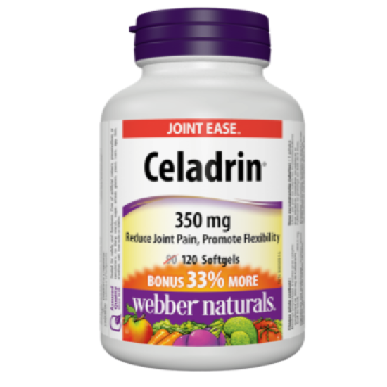 Webber Naturals Celadrin / Целадрин, 350 mg, 120 софтгел капсули на супер цена