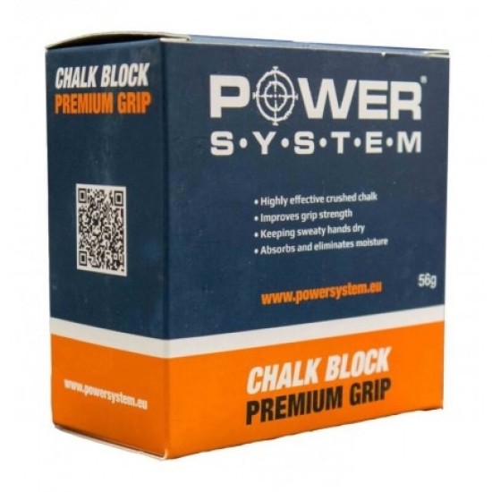 Power System CHALK BLOCK 56 GR. - МАГНЕЗИЙ ТАЛК ЗА РЪЦЕ на супер цена