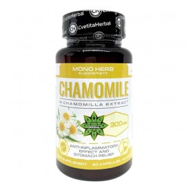 Cvetita Herbal Chamomile - Екстракт от Лайка - 60 капсули x 300 мг