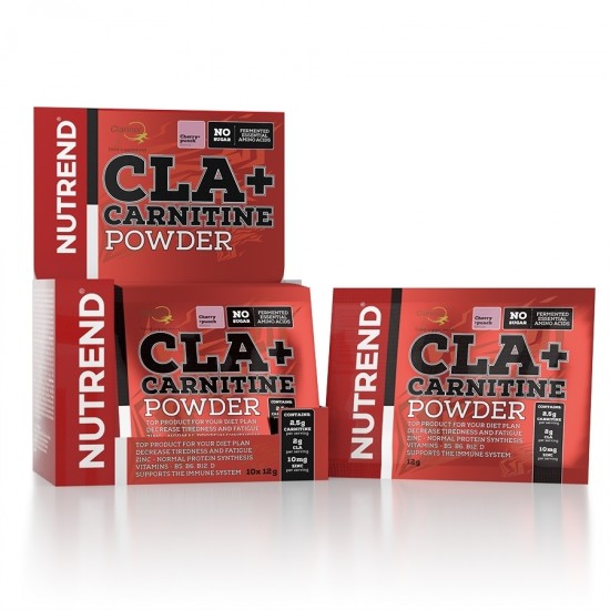 Nutrend CLA + Carnitine Powder 10x12 гр на супер цена