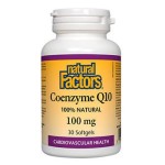 Natural Factors Coenzyme Q10 100 мг / 30 капсули на супер цена