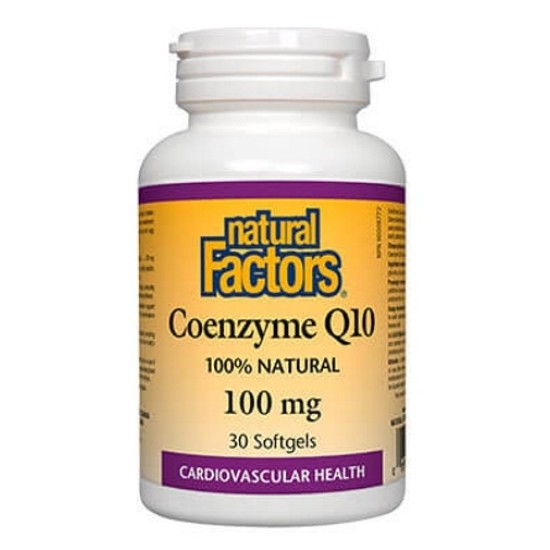 Natural Factors Coenzyme Q10 100 мг / 30 капсули на супер цена