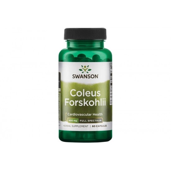 Swanson Coleus Forskohlii 400 мг / 60 капсули на супер цена
