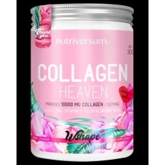 Nutriversum Collagen Heaven | added Zinc, Vitamin C and Hyaluronic Acid 300 gr / 20 servs на супер цена